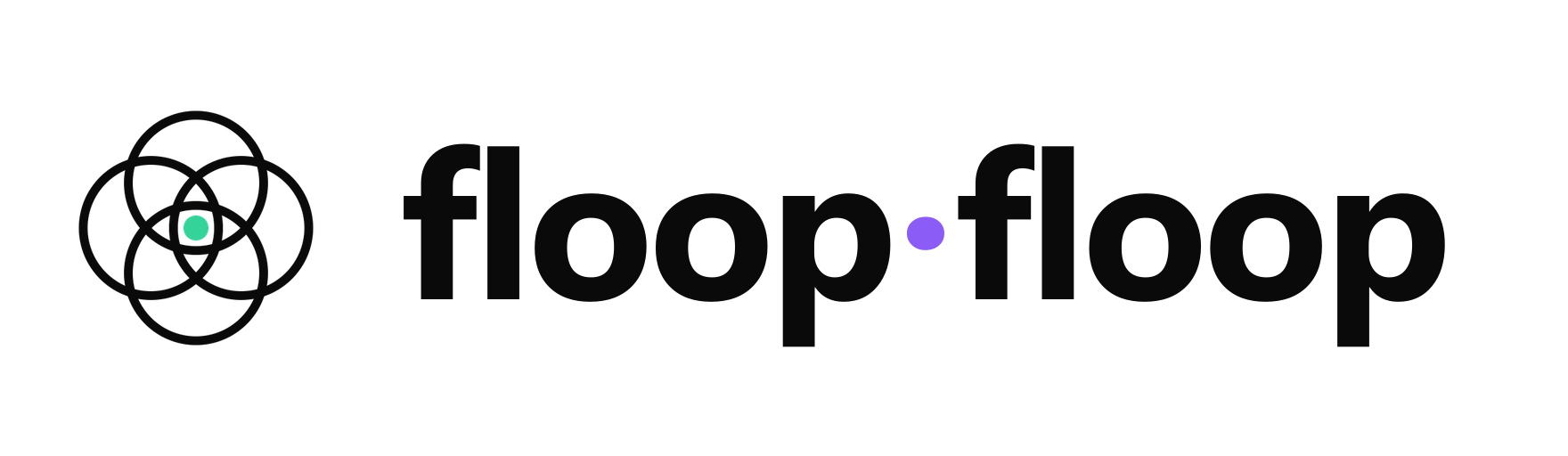 FloopFloop Wordmark — Dark